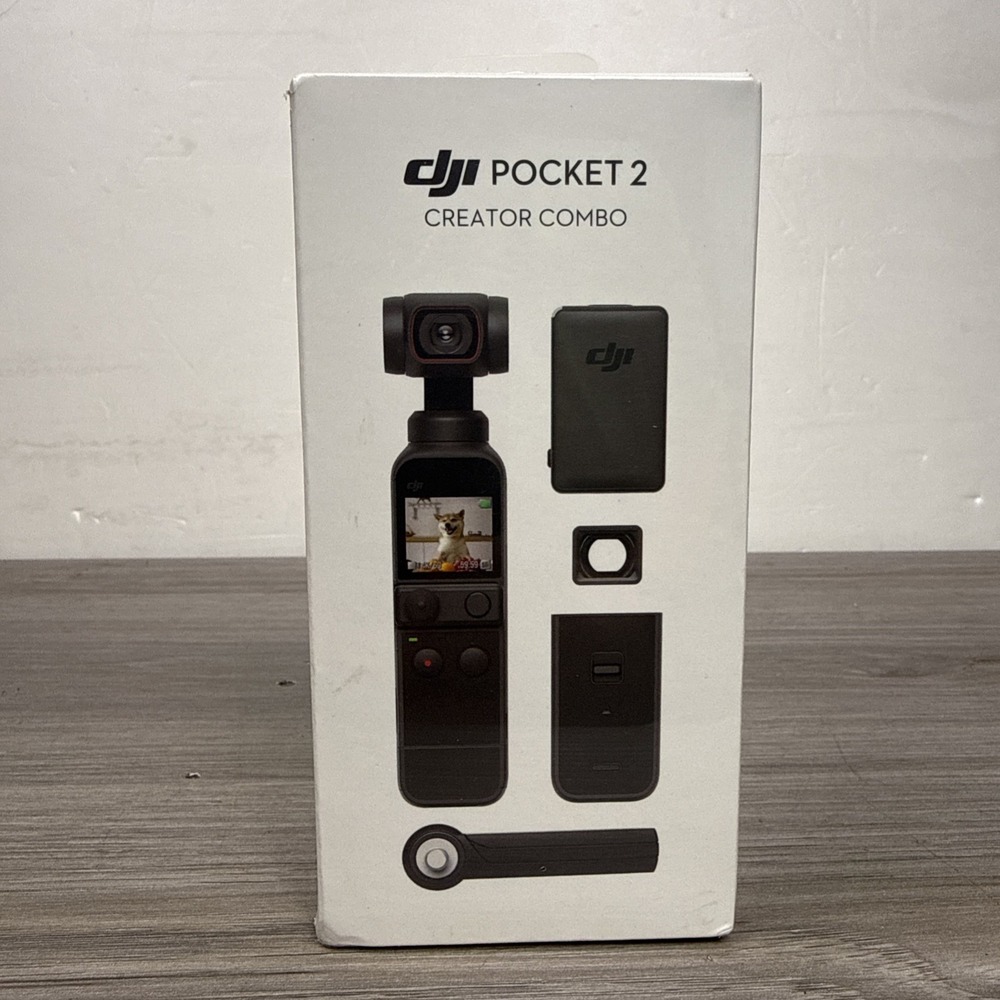 DJI Pocket 2 Creator Combo 3-Axis Stabilized 4K Handheld Camera - Black